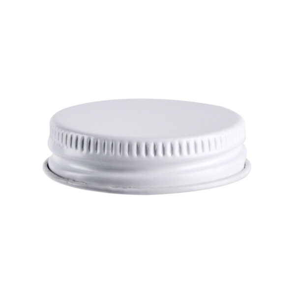 500 Pack White Metal Growler Caps