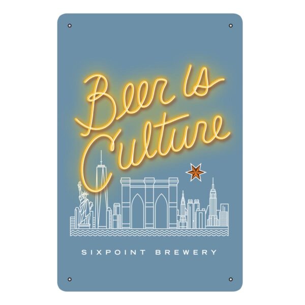 Sixpoint-Beer-is-Culture-Skyline-12-x-18-Tacker
