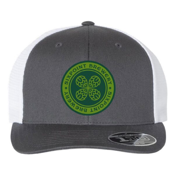 Sixpoint-Hops-Patch-Circle-Hat-Flexfit-CharcoalWhite